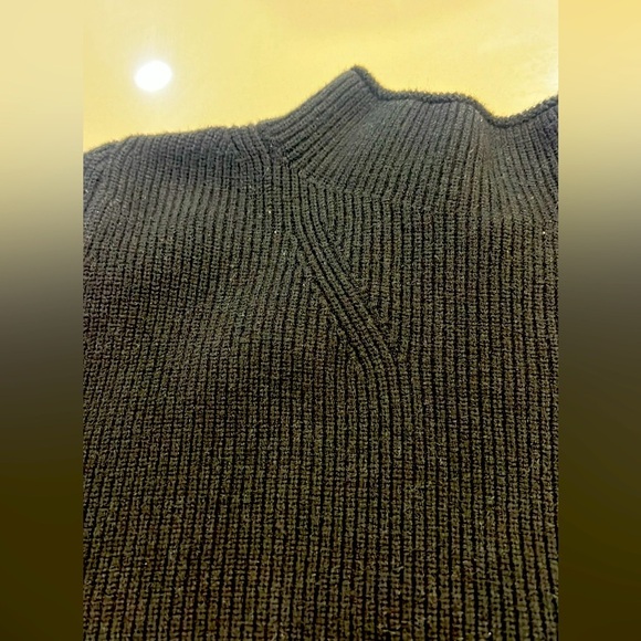 Banana Republic,Black, Softly Ribbed, Stretch, Excellent Wardrobe Add, Size Med - Picture 9 of 11